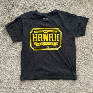 Boys Quiksilver Charcoal colored T-Shirt w/ Logo